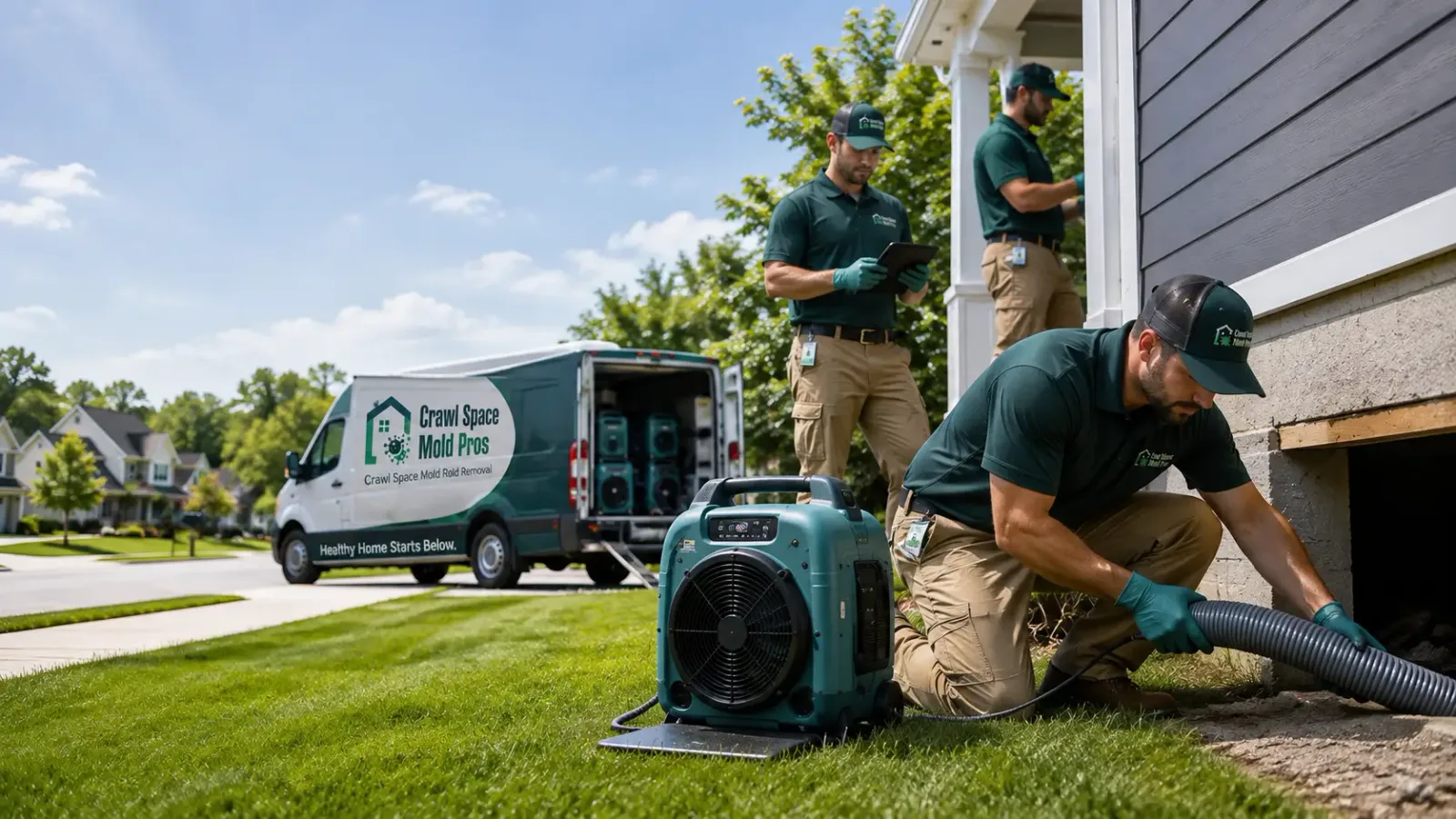 Crawl Space Mold Removal in Chidester, AR